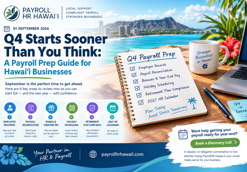 Q4 Payroll Prep Guide for Hawaii Businesses